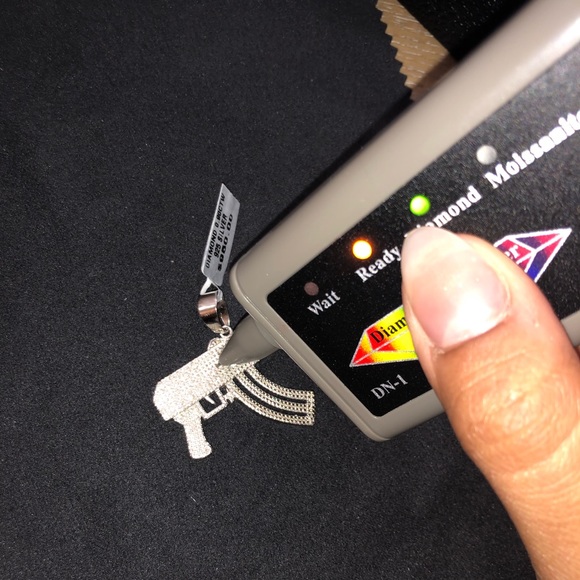 REAL Diamond Not CZ not moissanite Custom Pendant - Picture 3 of 5